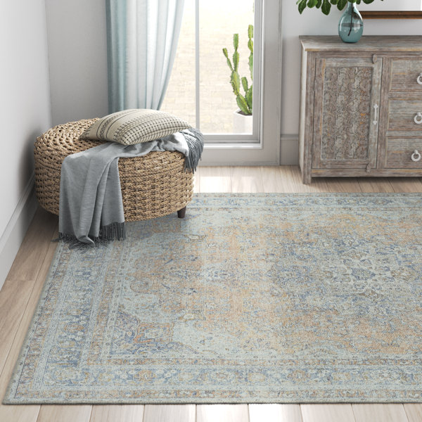Langley Street Oriental Blue Area Rug & Reviews Wayfair